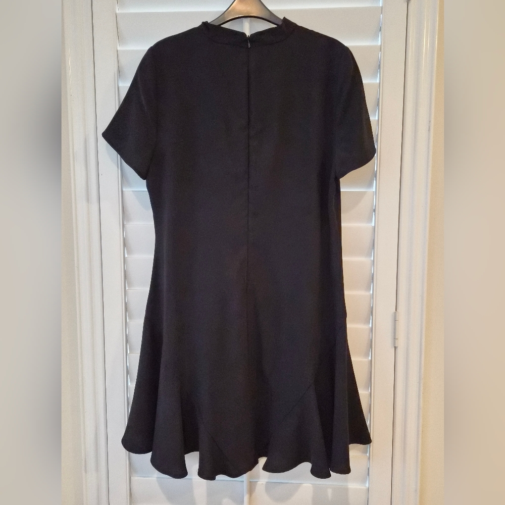 CeCe Black Mini Dress with Bow Detail - Picture 5 of 13